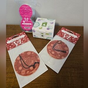 Scentsy Scent Pods, Circles, and Mini Fan Diffuser Bundle NEW